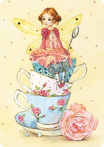 Чайная фея. Мини-открытка